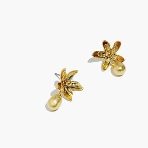 Madewell Meadow Floral Drop Earrings NWT